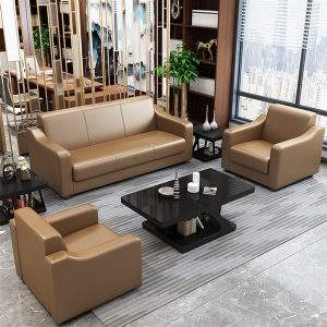 Thanh lý bàn ghế văn phòng mách bạn chọn sofa da cho văn phòng công ty