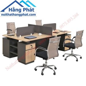 Thanh lý module bàn vách ngăn 4 người - TLBGDK114 2 Thanh lý module bàn vách ngăn 4 người - TLBGDK114